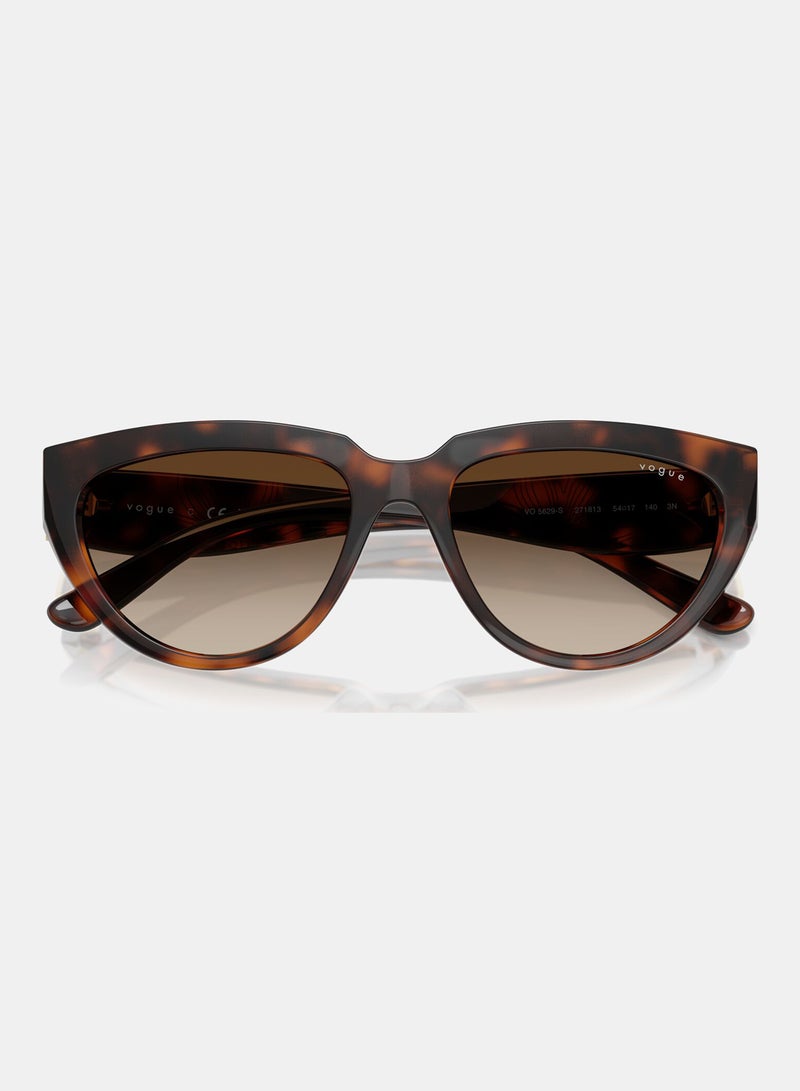 Vogue Full Rim Irregular Sunglasses 5629S, 54, 2718, 13 - Image 5